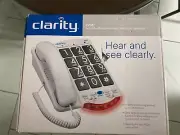 Clarity JV-35 Amplified Corded Phone With Talk Back Numbers Braille