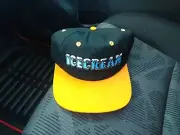 ADULT BLACK/ORANGE BILLIONAIRE BOYS CLUB ICE CREAM HAT - NWT