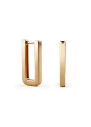 Otiumberg Square Gold Vermeil Hoop Earrings - One Size One Size