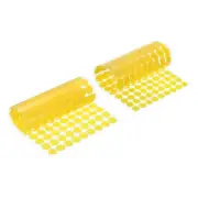 0.4" Self Adhesive Dots, 135 Pairs Sticky Hook Nylon Loop Dots, Yellow