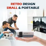 Retro Console X Cube Built-in 40,000+ Games, TV&Game, Game Consoles Support 4K TV 1080P HD Output, 4 USB Port, LAN/WiFi, with 2 Wireless Controllers(128GB)