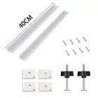 400mm T Slot Rail Fixture for Table Saw Includes T Bolts and Sliding Nuts