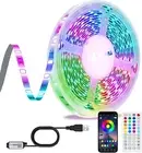 LED Strip Lights 10M, USB APP Control Colour Changing LED Lights with Remote, Mu
