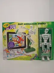 NEW Crayola Easy Animation Studio Color alive Create Videos w/ Mannequin