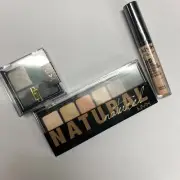 Bundle NYX Natural Eye Shadow Palette, Concealer & Black Radiance 8776 Charm