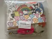 Hello Kitty Birthday Party Balloon Banner Invitation Cards Stickers Cake Toppers