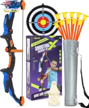 Bow and Arrow Set for Kids Archery Toy with Suction Arrows and LED Lights