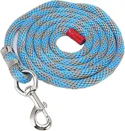 Horse Leash Thickened Tug Nylon Rope Livestock Pet Training Long 6.6ft (Blue Gray)