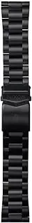 [NIXON] C3246-001-00 Men's Bracelet in Black Stainless Steel with Double Folding Clasp, black, Eine Grösse