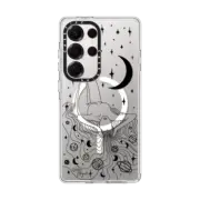 Galaxy S25 Ultra Clear Magnetic Case Galactic Goddess by Nature Magick