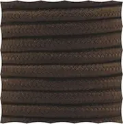 [Pear] Brown Round Shoelace Bootlace - Aglets Tips - Custom Length - PRD4MM