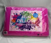 Imaginarium Fun Pillow Memory Foam w Cool to the Touch Cover Pink New