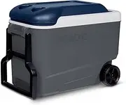 [Igloo] MaxCold 40QT Roller Cool Box, Ash Grey/Blue, 38 Litre