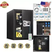 Digital Steel Safe 3.0 cu ft - Fireproof, Waterproof & Mountable Security Box