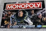 Monopoly Disney and Pixar's Lightyear Edition Board Game for Kids & Family NEW!