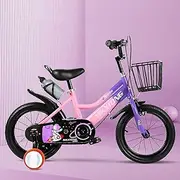 12/14/16/18 Inch Kids Road Bike with Training Wheels - Adjustable Handlebars & PU Memory Foam Seat,Dual Brake System for 2-11 Year Old Kids Beginner Bike Boys & Girls