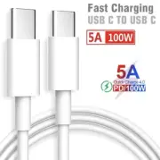 1M Fast Charger Type C to Type C Cable Charger Cord Data Transfer