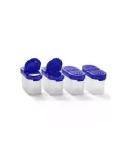Tupperware BRAND NEW Small Modular Spice Set - Klein Blue - Set of 4