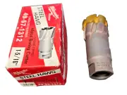 49-57-1312 Milwaukee 1-5/16" Annular Boring Cutter Carbide Fits Threaded Arbors