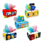 Baby Tissue Box Montessori Sensory Toy STEM Learning Educational for Kids Childs