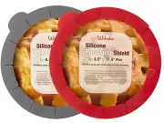 Pie Crust Protector Shield Adjustable Pie Crust Shield Fits 11.5-9 Inch Pie P...