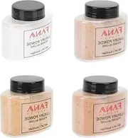 Ipetboom 4 Pack Loose Powder Cosmetics Safe Oil Control for Girls Makeup for Lovers Non-Fading Easy to Carry