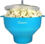 The Original Salbree Microwave Popcorn Popper Machine, Silicone Popcorn Maker, C