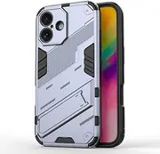 JOJOBE Horizontal Kickstand Case for iPhone 15 5G Cover case Phone Holder with Vertical Kickstand Case Compatible with iPhone 15-Sky Blue