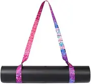 Yoga Mat 10Mm,Gym Carpet,Best Yoga Mat,Yoga Mat Strap Belt Adjustable Sports Sling Shoulder Carry Strap Belt Multi-Function Exercise Fitness Elastic Yoga Stretch Belt