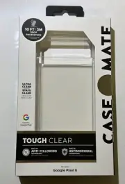 NEW Case-Mate Tough Clear Slim Antimicrobial Case for Google Pixel 6 (6.4")