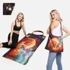 ComfyLuxe Nebula Pattern 2-IN-1 Beach Towel & Tote Bag
