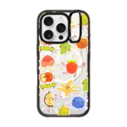 iPhone 16 Pro Impact Ring Stand Case MagSafe Compatible fruity party by smoleart