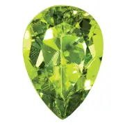 Gemstone Peridot Aa Quality 9X6mm Pear