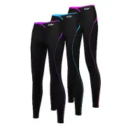 Women's Super Thermal Base Layer Compression Pants Fitness leggings Running Gym
