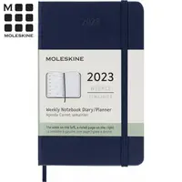 在飛比找蝦皮商城優惠-MOLESKINE 2023週記手帳12M硬殼P藍【金石堂】