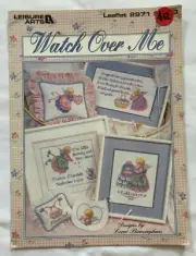 Watch Over Me. Leisure Arts counted cross stitch pattern magazine. leaflet #2971