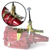 Deluxe Side Shift Transmission Shifter Kit w/ 6 Black Arm for Ford FMX