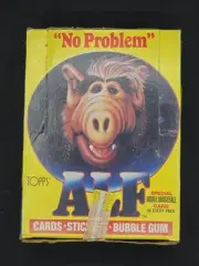 Alf Series 1 Vintage Bubble Gum Wax Trading Card Box 48 Packs Topps 1987 SEALED