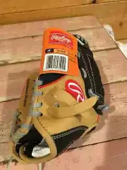Rawlings WPL10CBSG Series Kids Tee Ball Brown Glove 10'' for Left Handed Thrower