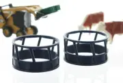 1:64 LIVESTOCK HAY FEEDER DARK BLUE PLASTIC 3D TO SCALE DIORAMA ACCESSORY 300BL