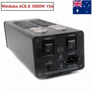 Upgraded Audio Power Purifier Filter AC Power Socket AC8.8 3000W 15A 110V-240V