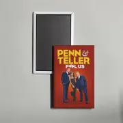 Penn & Teller Fool Us Mini TV Show Poster Fridge Locker Magnet