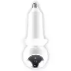 AMARYLLO Zeus Biometric Auto Tracking Light Bulb Security Camera
