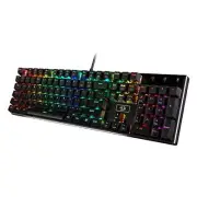RGB LED Backlit Wired Mechanical Gaming Keyboard, 104 Keys K556 Brown Switch