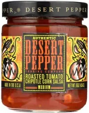 Desert Pepper Roasted Tomato Chipotle Corn Salsa - Medium - 16 oz