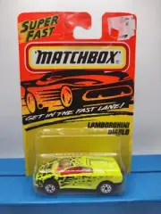 1994 MATCHBOX SUPERFAST #22 YELLOW LAMBORGHINI DIABLO NEW ON CARD