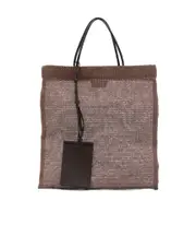 Mesh Mini Tote One size brown