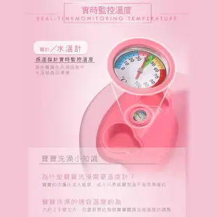 babyhood 多功能溫度計控溫澡盆(2色)米菲寶貝