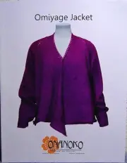 "Omiyage Jacket" : Onanoko Knitting Pattern Instruction Leaflet - 2 Sizes