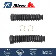 2PCS For Honda ATC Big Red 250ES 85 86 87 Front Fork Shock Boots Black BRBK01